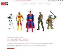 Tablet Screenshot of collector-actionfigures.com